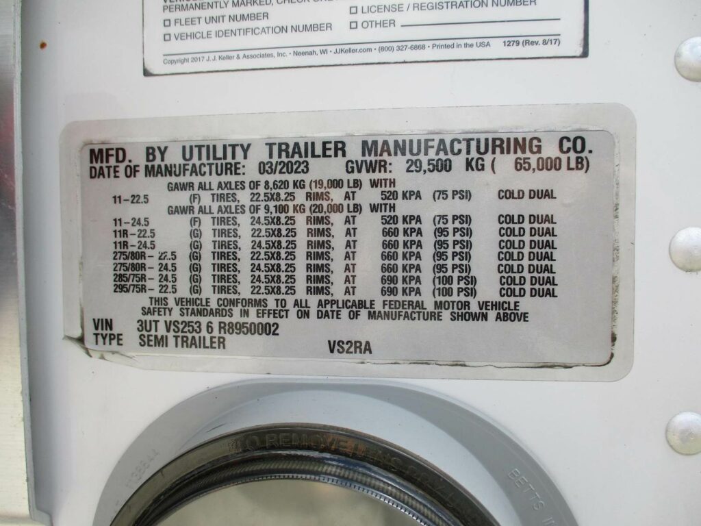 2024 UTILITY 53 FT THERMO KING C-600 WITH 7,054 HOURS