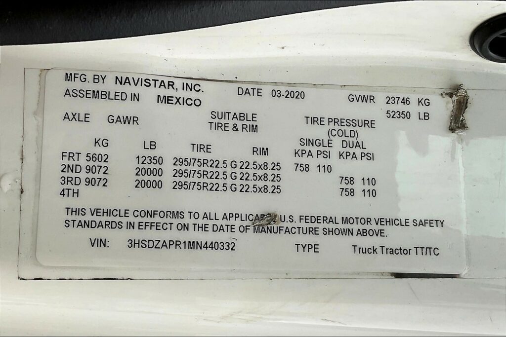 2021 CUM LT625 6×4 Day Cab