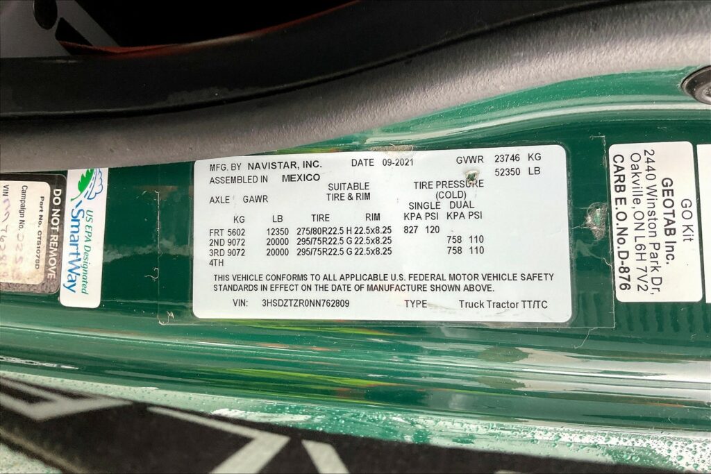 2022 INT LT625 6×4 Sleeper