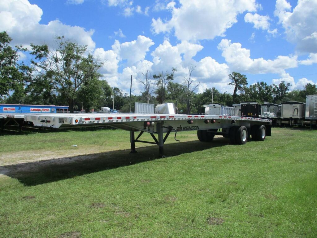 2010 Benson 48X102 ALUMINUM SPREAD AXLE FLAYBED