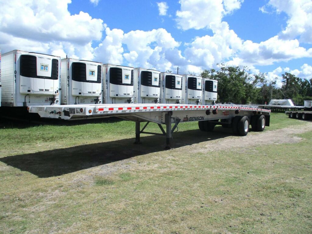 2010 Benson 48X102 SPREAD AXLE ALUMINUM FLATBED