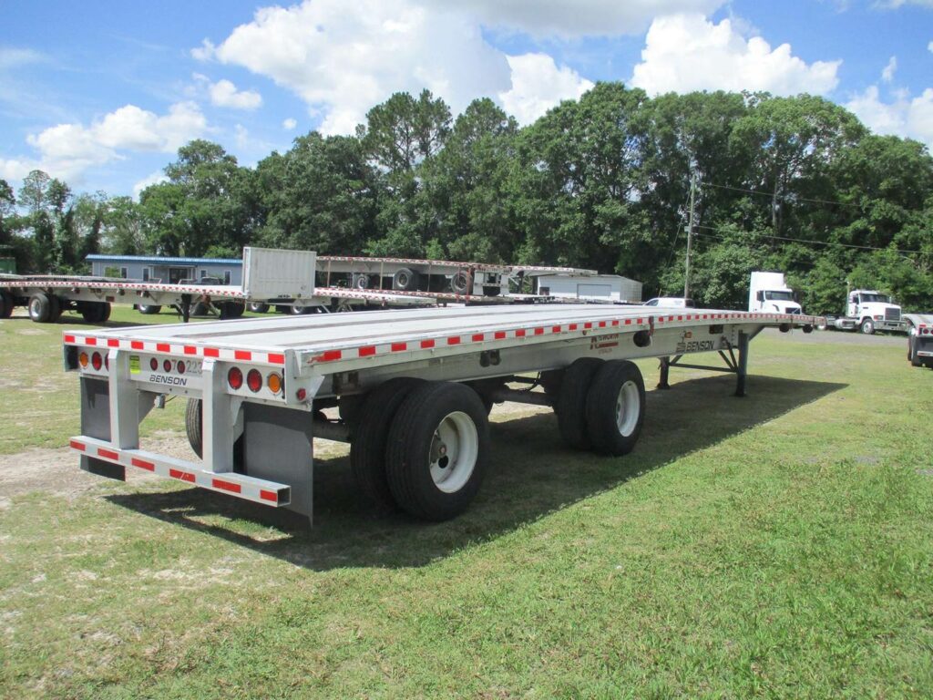 2010 Benson 48X102 SPREAD AXLE ALUMINUM FLATBED