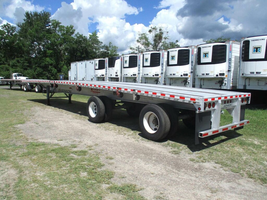2010 Benson 48X102 SPREAD AXLE ALUMINUM FLATBED