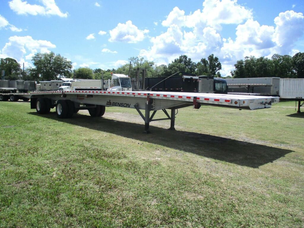 2010 Benson 48X102 SPREAD AXLE ALUMINUM FLATBED
