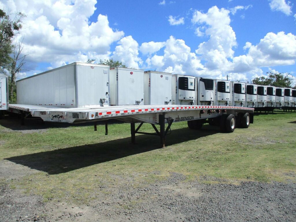 2010 Benson 48X102 SPREAD AXLE ALUMINUM FLATBED