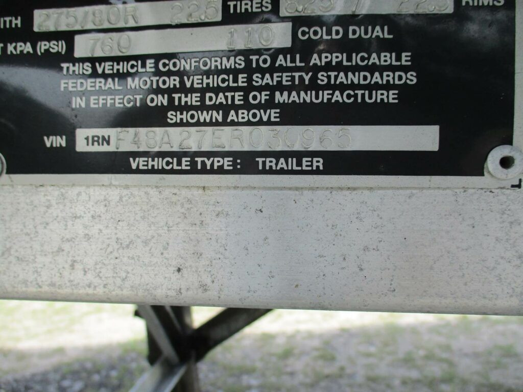 2014 Reitnouer 48X102 BIG BUBBA SPREAD AXLE FLATBED