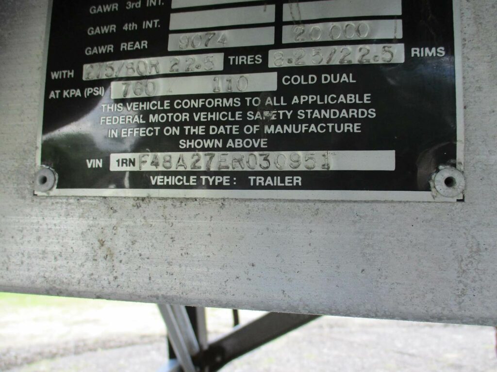 2014 Reitnouer 48X102 BIG BUBBA SPREAD AXLE FLATBED