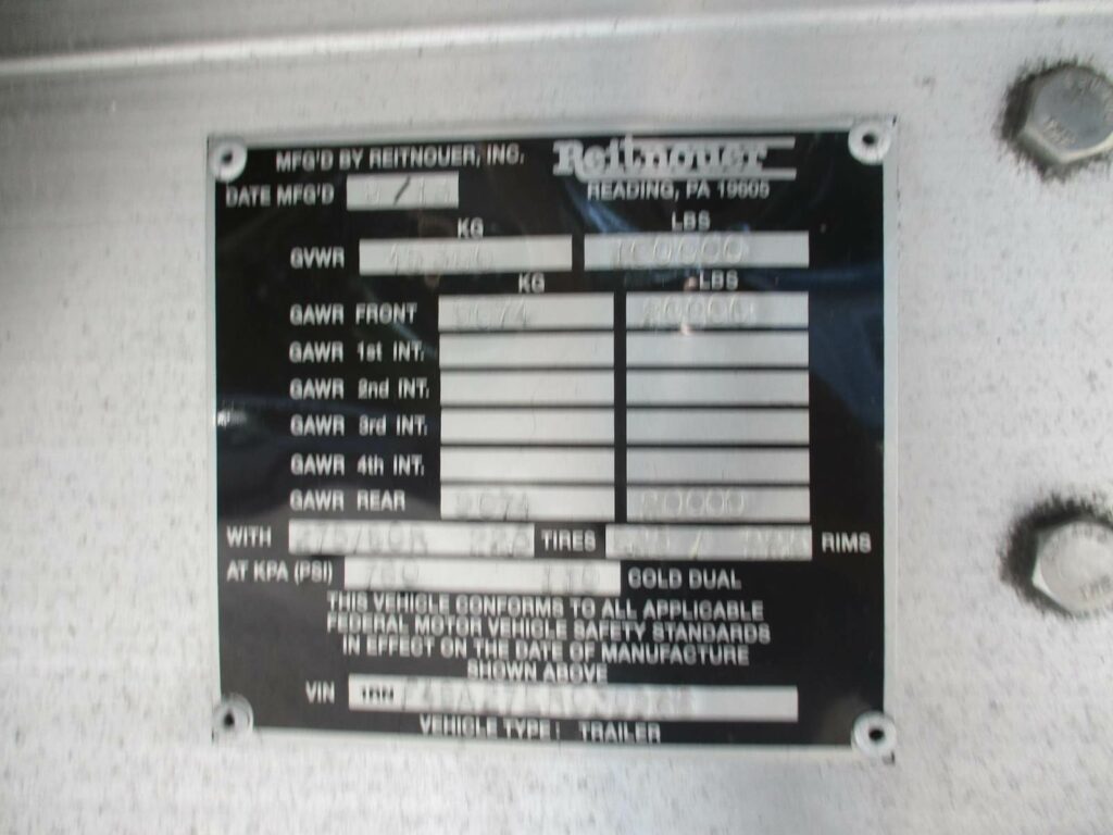 2014 Reitnouer 48X102 BIG BUBBA SPREAD AXLE FLATBED