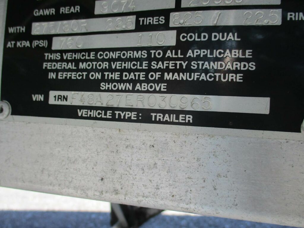 2014 Reitnouer 48X102 BIG BUBBA SPREAD AXLE FLATBED