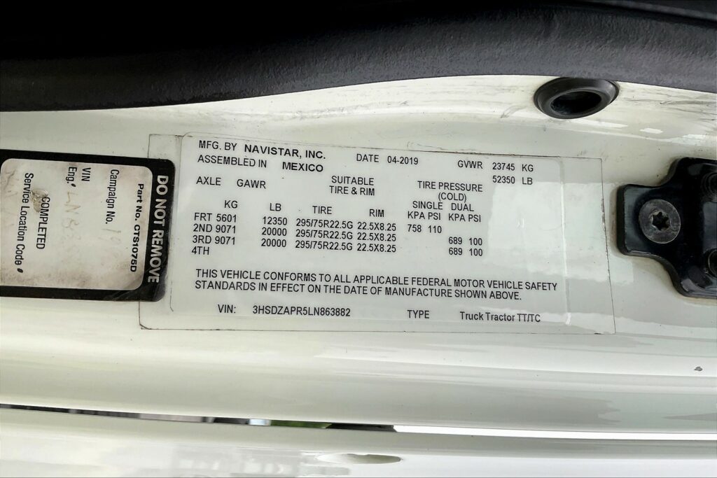 2020 CUM LT625 6×4 Day Cab