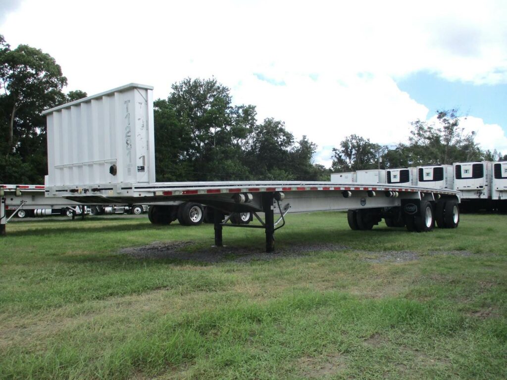 2014 MAC Trailer 48X102 ALUMINUM FLATBED WITH LIFT AXLE
