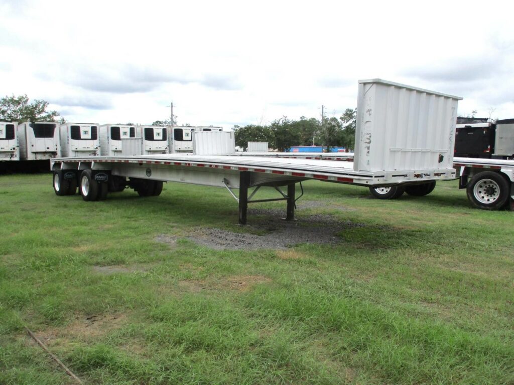 2014 MAC Trailer 48X102 ALUMINUM FLATBED WITH LIFT AXLE