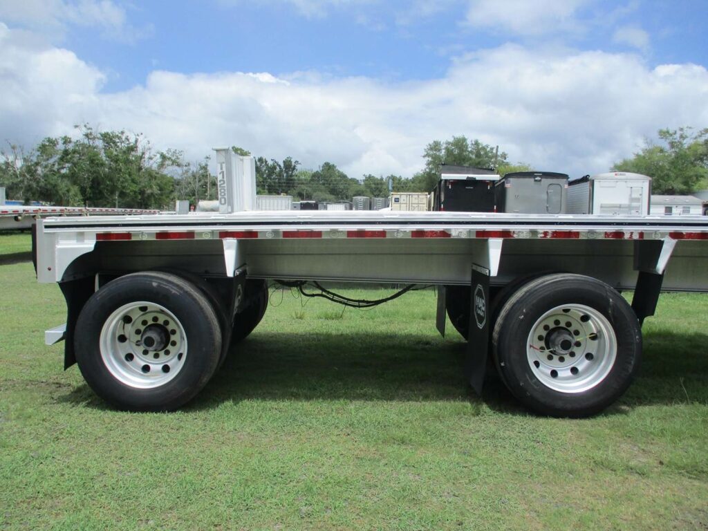 2014 MAC Trailer 48X102 ALUMINUM FLATBED WITH LIFT AXLE