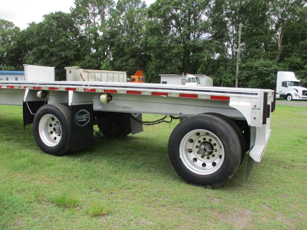 2014 MAC Trailer 48X102 ALUMINUM FLATBED WITH LIFT AXLE