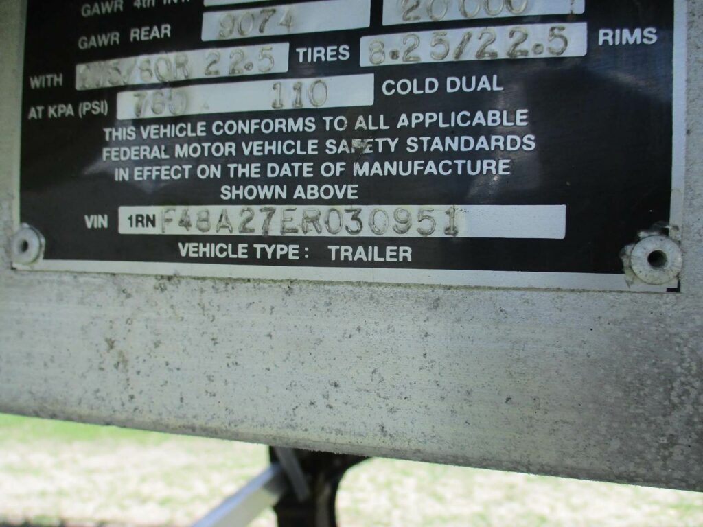 2014 Reitnouer 48X102 BIG BUBBA SPREAD AXLE FLATBED