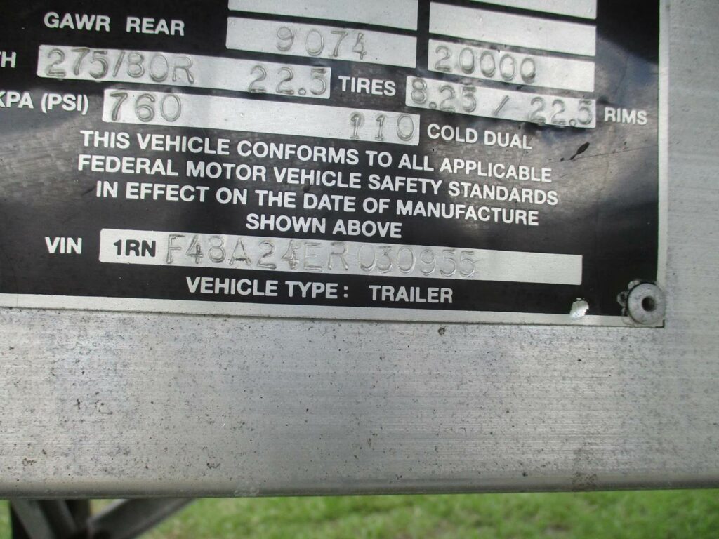 2014 Reitnouer 48X102 ALUMINUM SPREAD AXLE BIG BUBBA