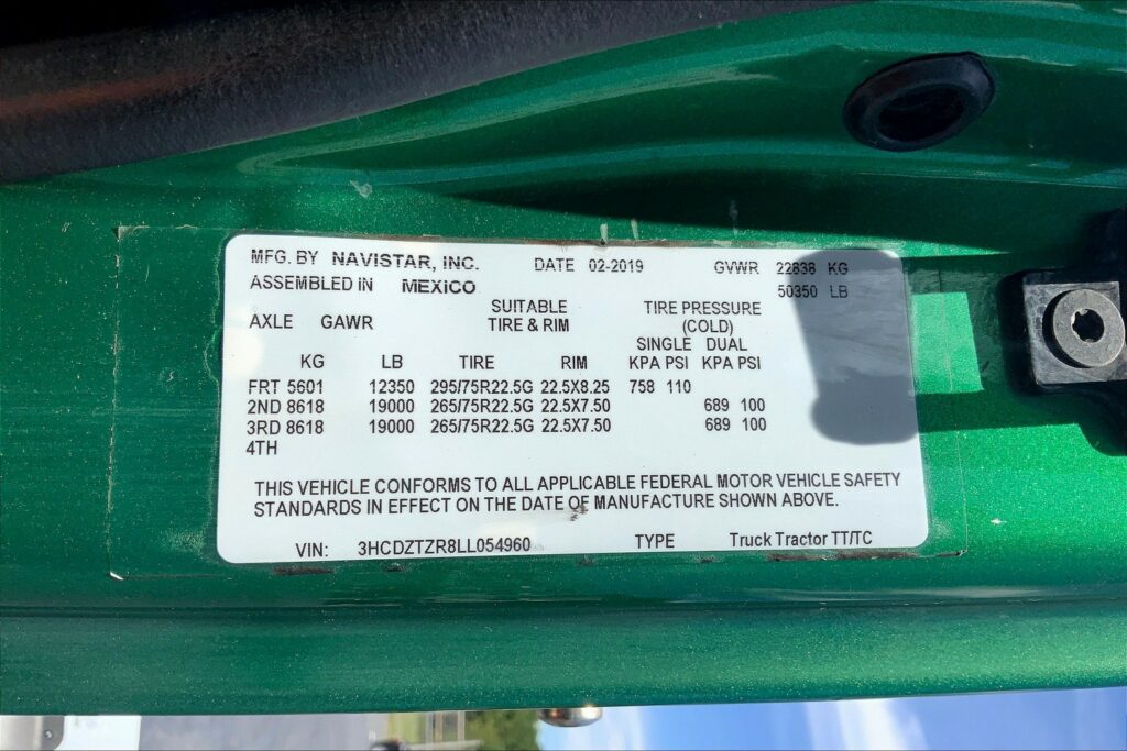 2020 INT LT625 6×4 Day Cab