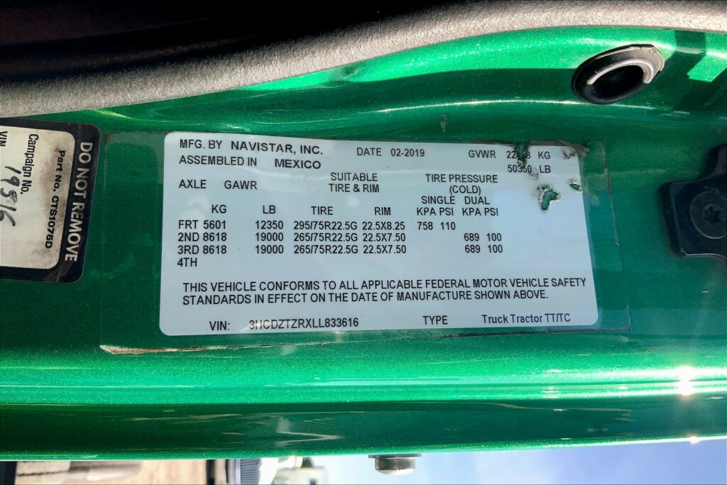 2020 INT LT625 6×4 Day Cab