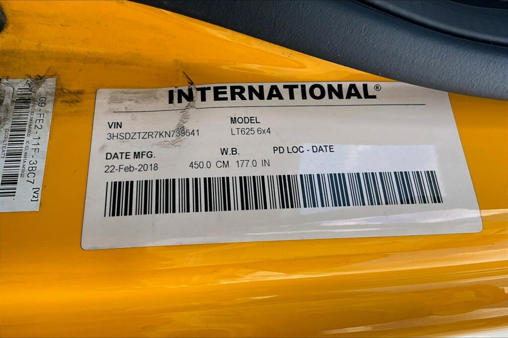 2019 INT LT625 6×4 Day Cab