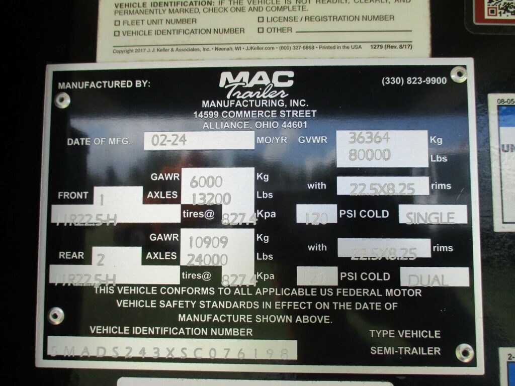 2025 MAC Trailer 30ft