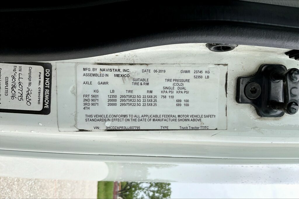 2020 CUM LT625 6×4 Day Cab