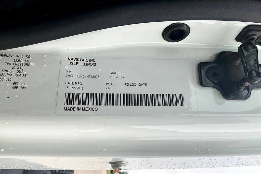 2019 INT LT625 6×4 Day Cab