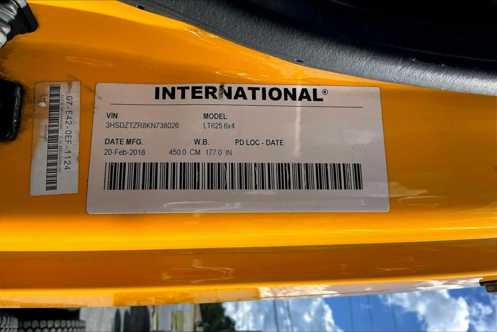 2019 INT LT625 6×4 Day Cab