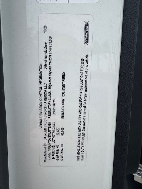 2021 Freightliner Sleeper