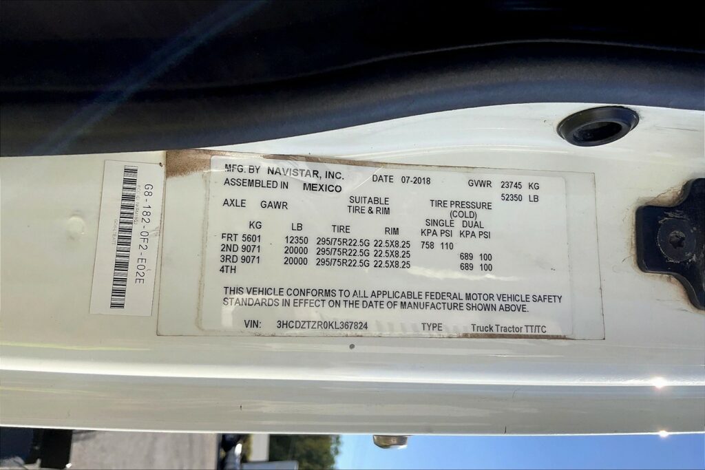 2019 INT LT625 6×4 Day Cab