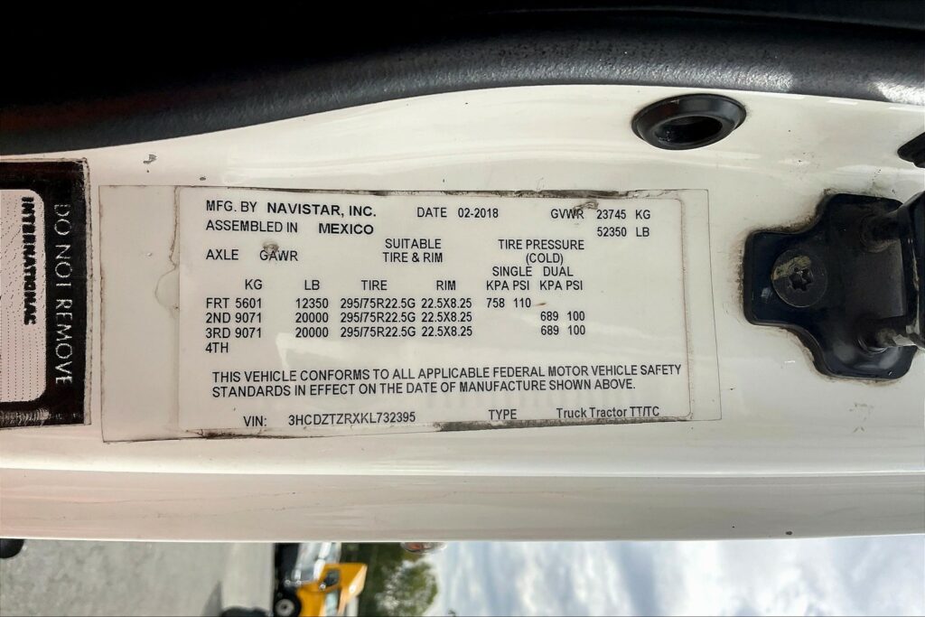 2019 INT LT625 6×4 Day Cab