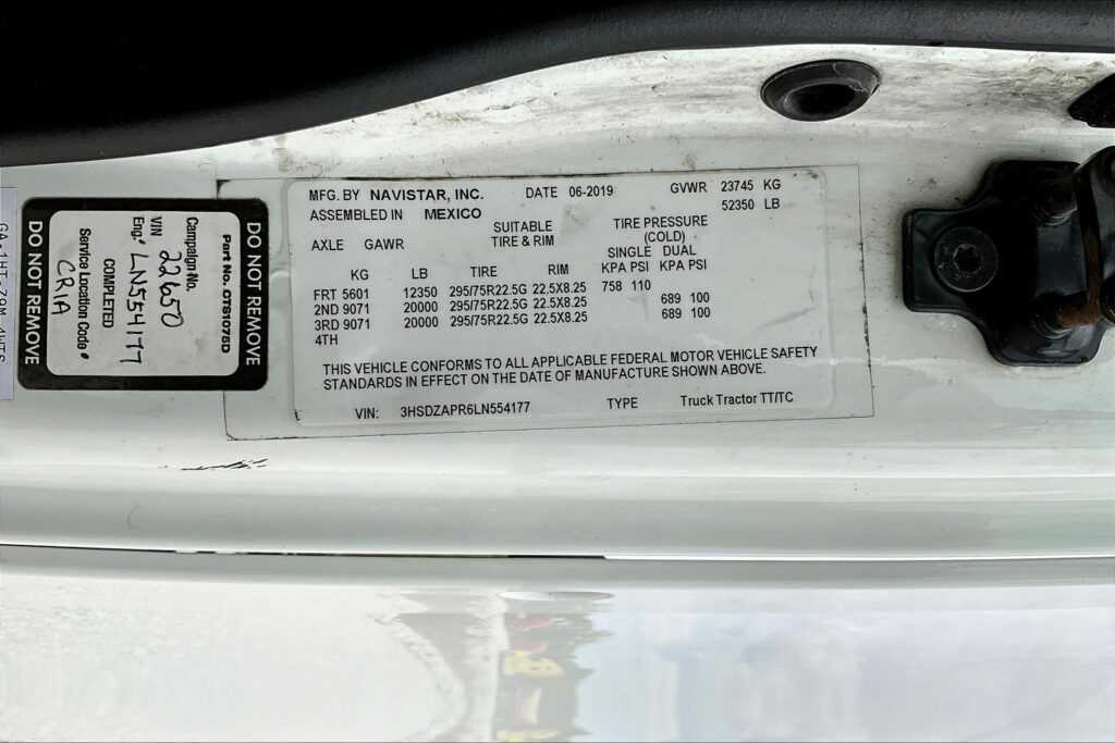 2020 CUM LT625 6×4 Day Cab