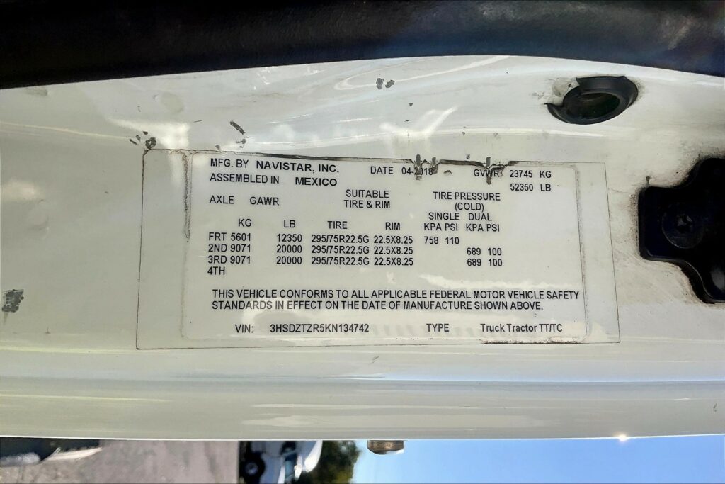 2019 INT LT625 6×4 Day Cab