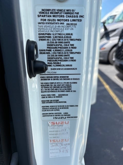 2016 Isuzu NPRGASHD