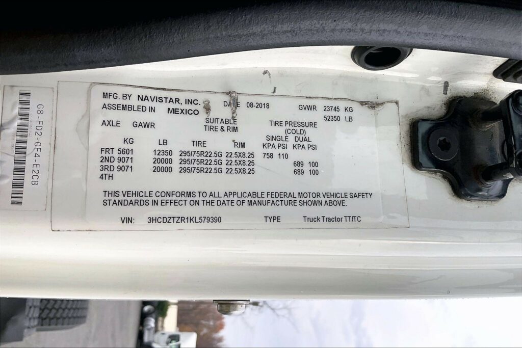 2019 INT LT625 6×4 Day Cab