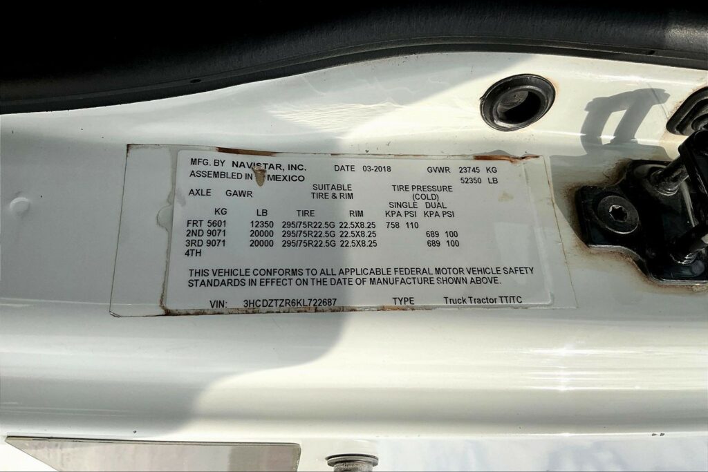 2019 INT LT625 6×4 Day Cab