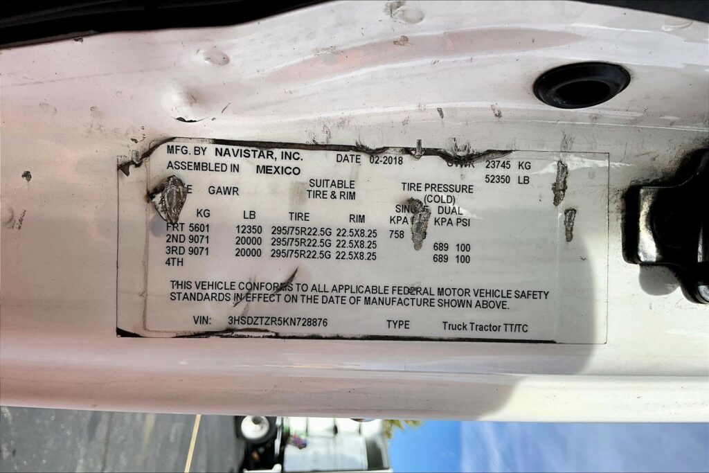 2019 INT LT625 6×4 Day Cab