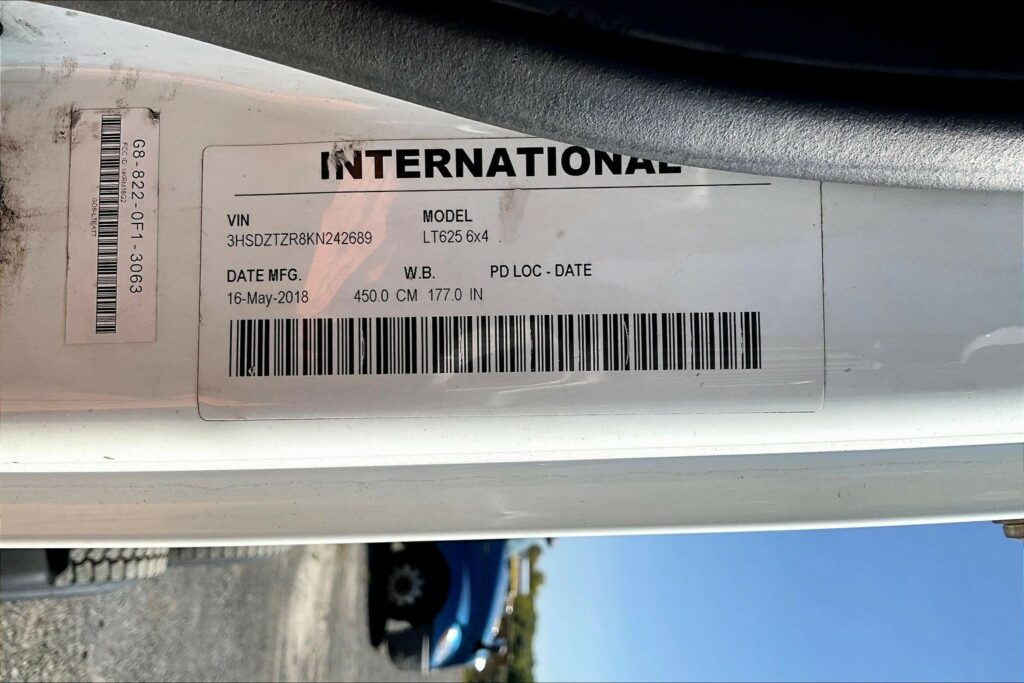 2019 INT LT625 6×4 Day Cab