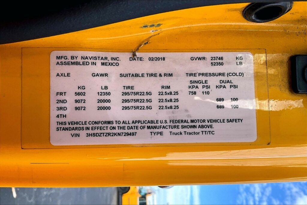 2019 INT LT625 6×4 Day Cab