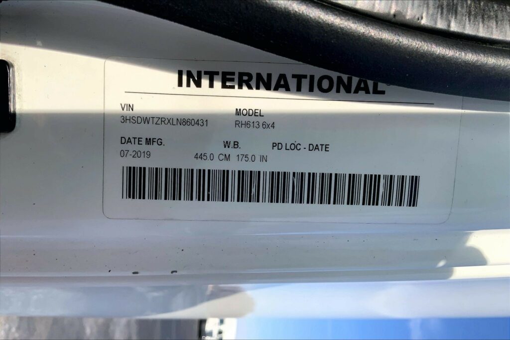 2020 INT RH613 6×4 Day Cab